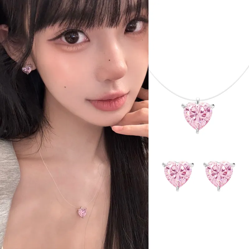 GEMOLA Synthetic Cubic Zirconia Stud Earrings Women's-2