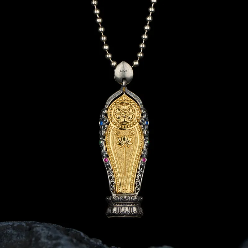 Three Blessings Of Happiness S925 Silver Necklaces Unisex-1