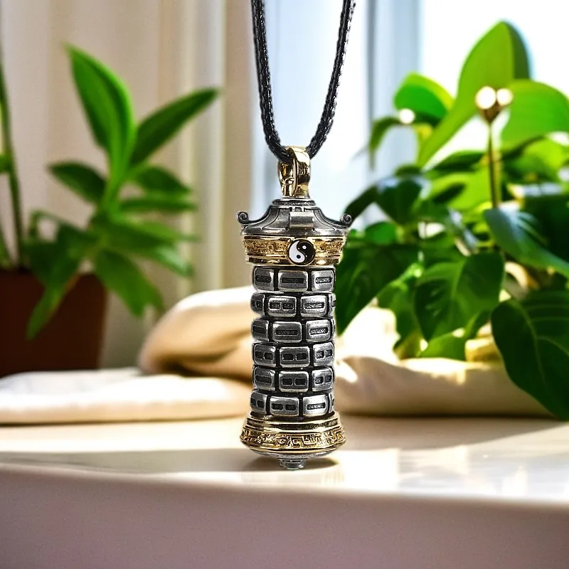 Three Blessings Of Happiness Copper Necklaces Unisex-1