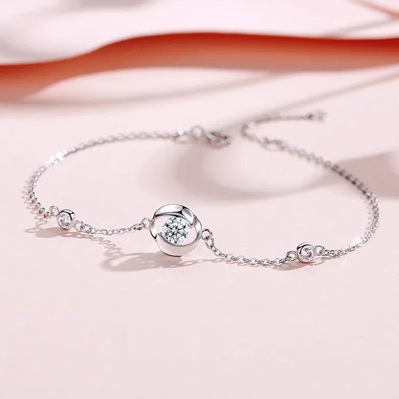 Andaozi S925 Silver Bracelets Unisex-10
