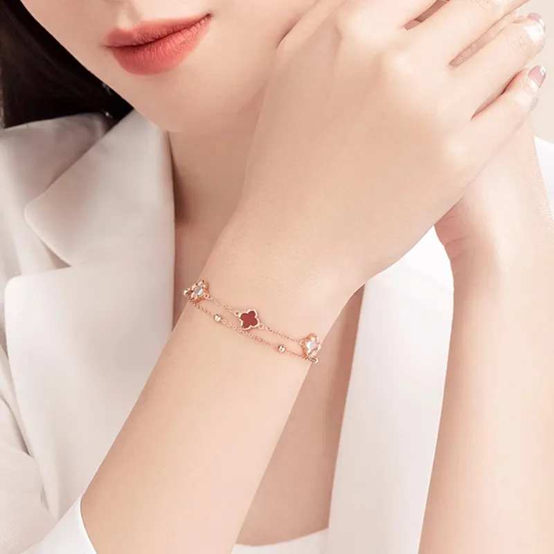 Andaozi S925 Silver Bracelets Women's-7