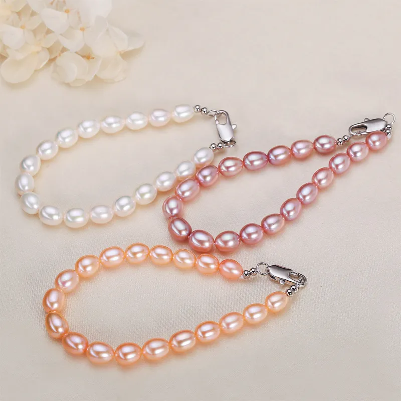 Andaozi Pearl Bracelets Women's-2