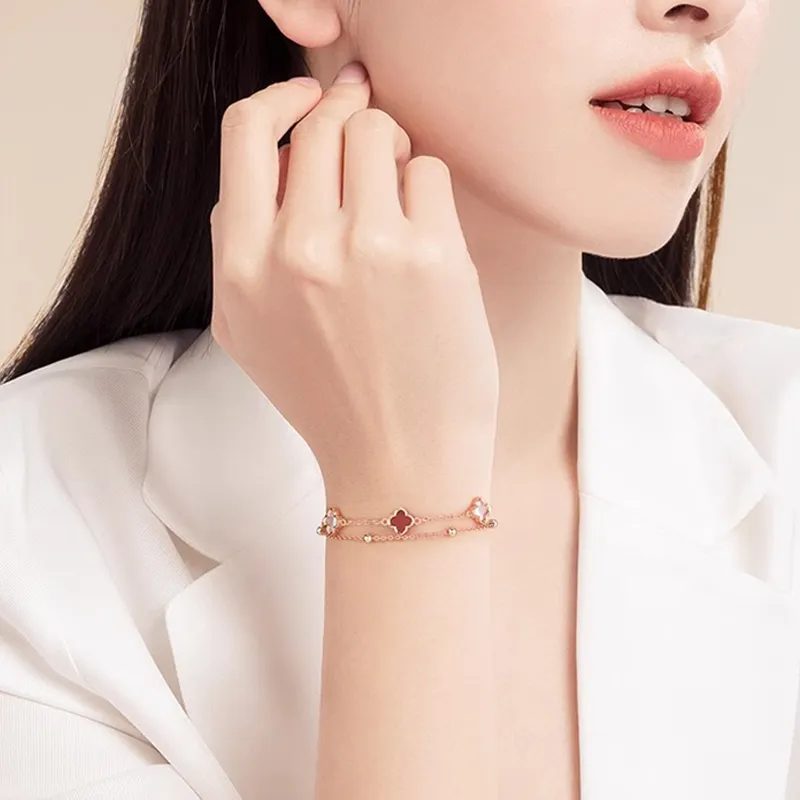 Andaozi S925 Silver Bracelets Women's-5