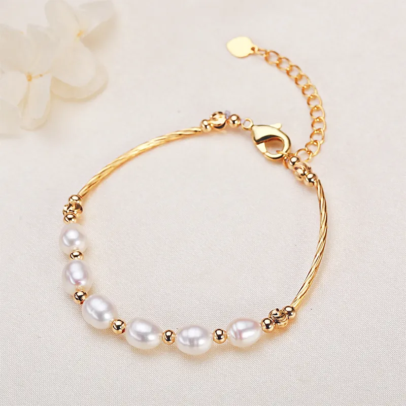 Andaozi Pearl Bracelets Women's-4