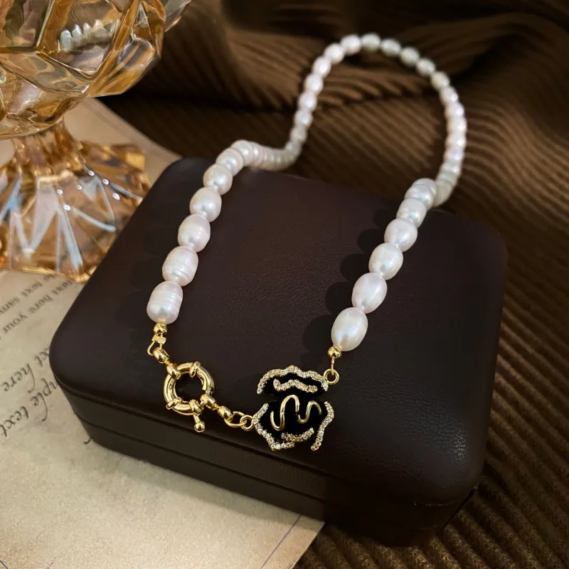Andaozi Freshwater Pearl Necklaces Women's-4