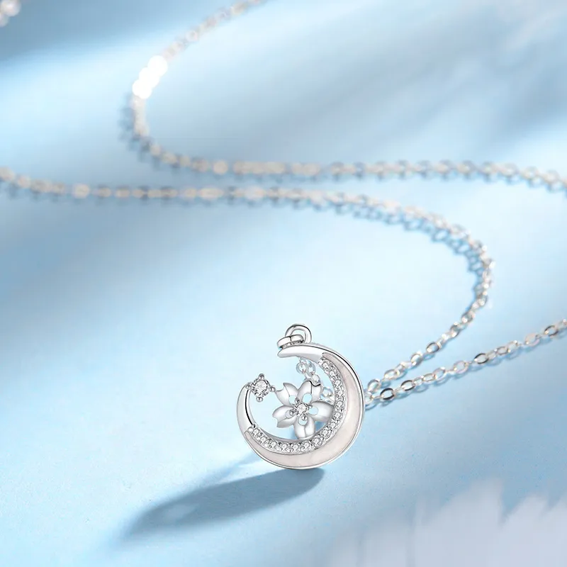 Andaozi S925 Silver Necklaces Women's-1