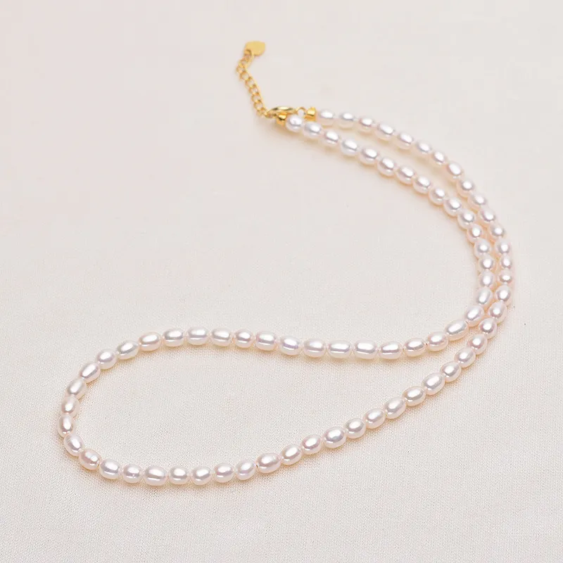 Andaozi Pearl Necklaces Women's-1