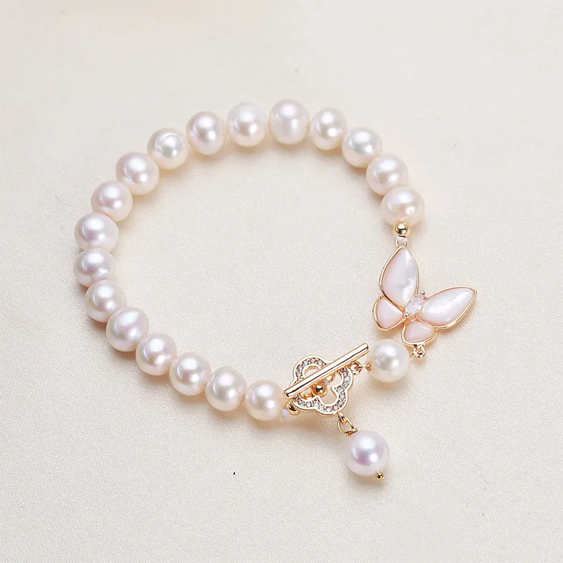 Andaozi Pearl Necklaces Women's-2