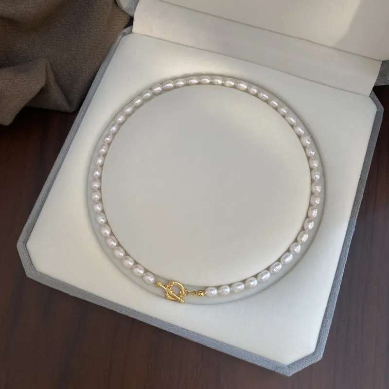 Andaozi Freshwater Pearl Necklaces Women's-6
