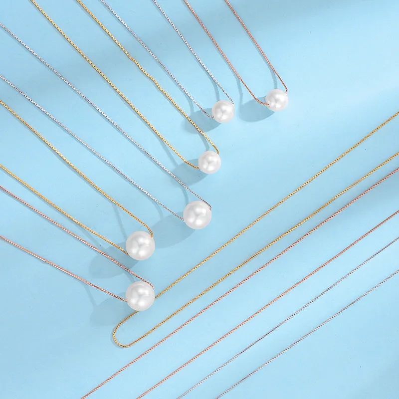 Andaozi Pearl Necklaces Women's-2