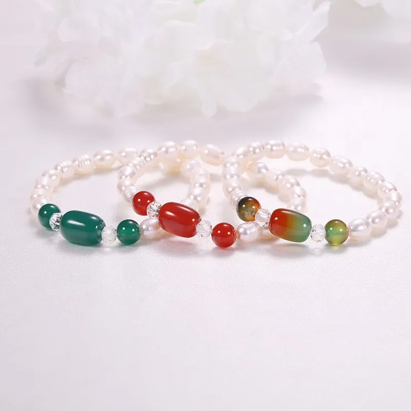 Andaozi Pearl Bracelets Women's-4