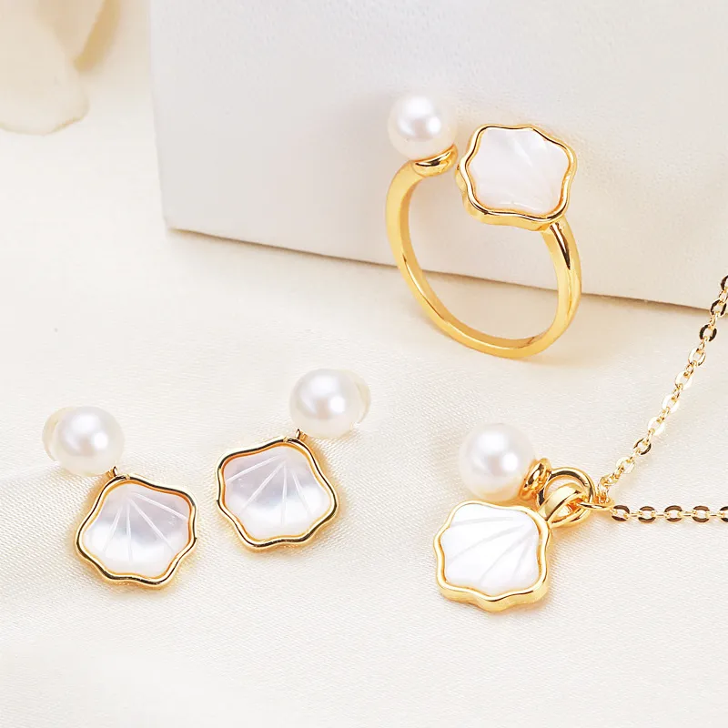 Andaozi Pearl Necklaces Women's-1