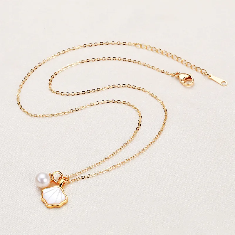 Andaozi Pearl Necklaces Women's-4