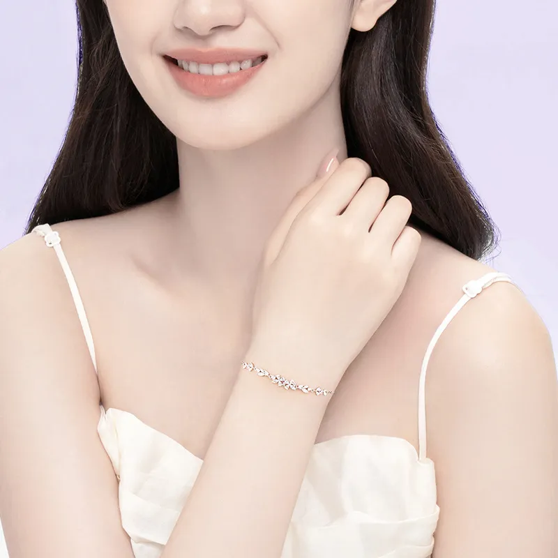 Andaozi S925 Silver Bracelets Women's-1