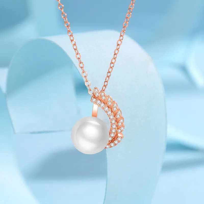 Andaozi Pearl Necklaces Women's-3