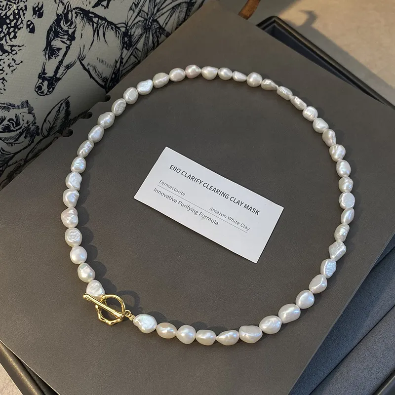 Andaozi Freshwater Pearl Necklaces Women's-5