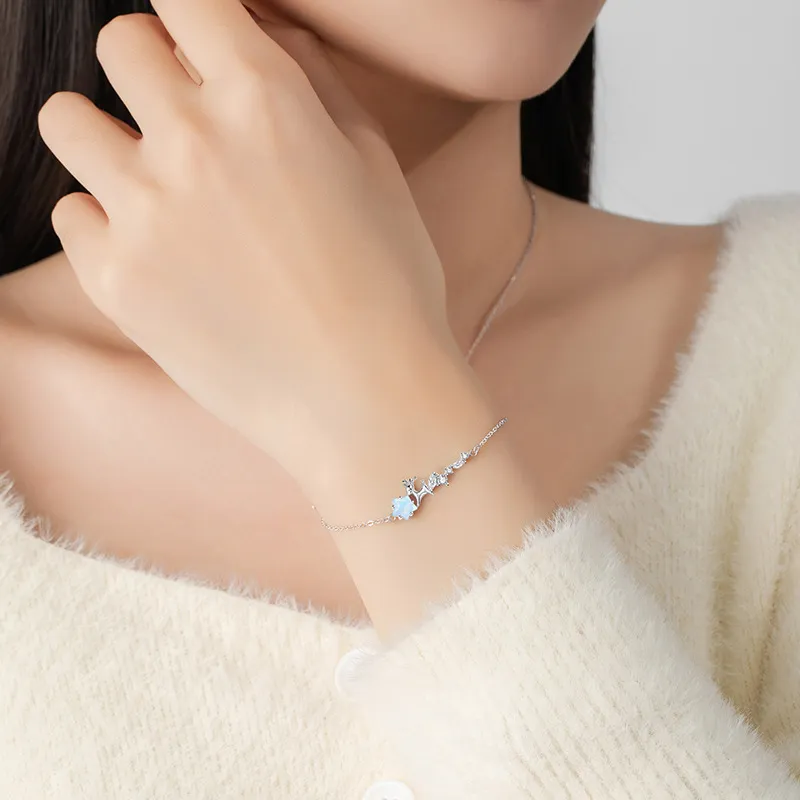 Andaozi S925 Silver Bracelets Women's-2