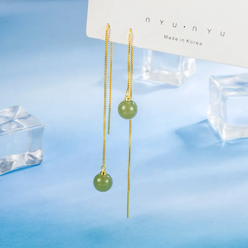 Andaozi Pearl Drop Earrings Women's-2