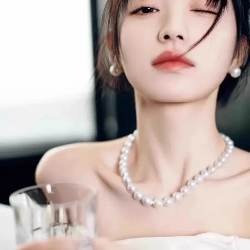 Andaozi Mother Of Pearl Necklaces Women's-1