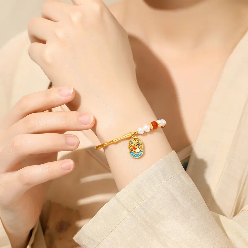 Andaozi Freshwater Pearl Bracelets Women's-3