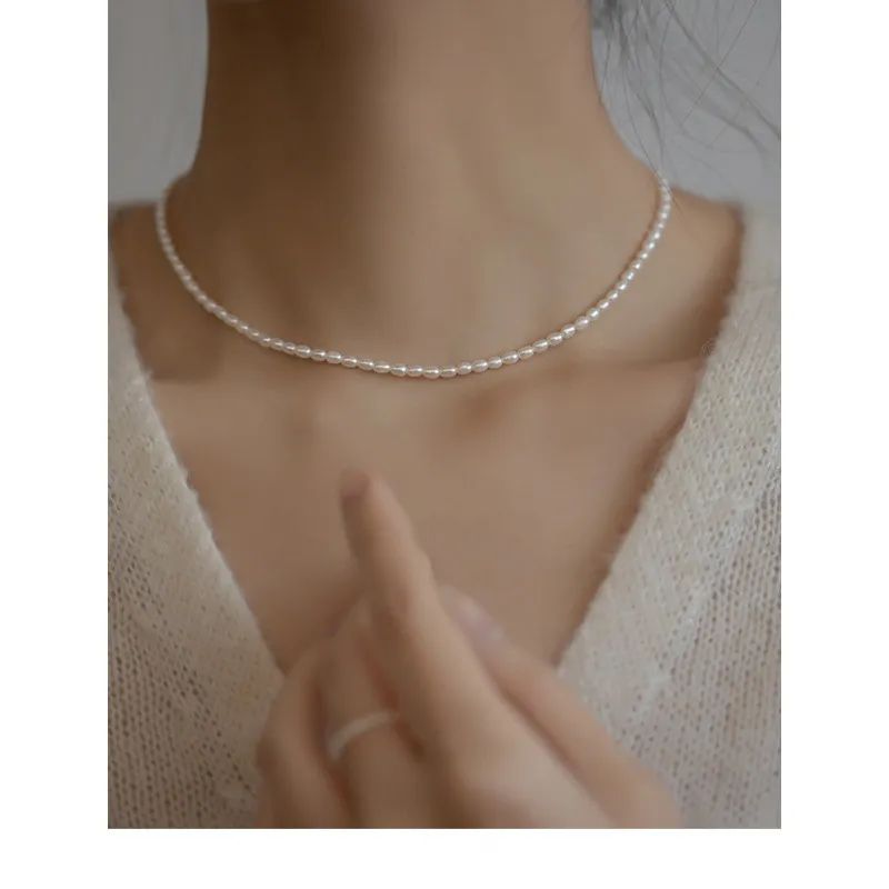 Andaozi Pearl Necklaces Women's-4