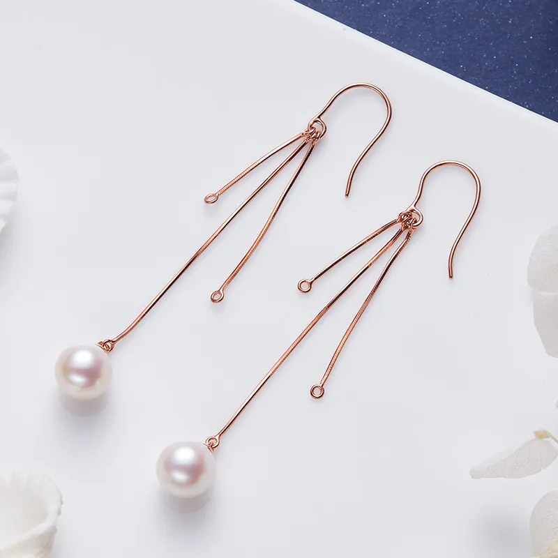 Andaozi Freshwater Pearl Earrings Women's-4
