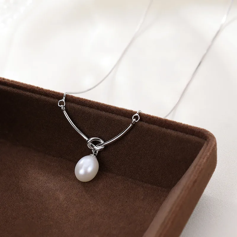 Andaozi Pearl Necklaces Women's-1