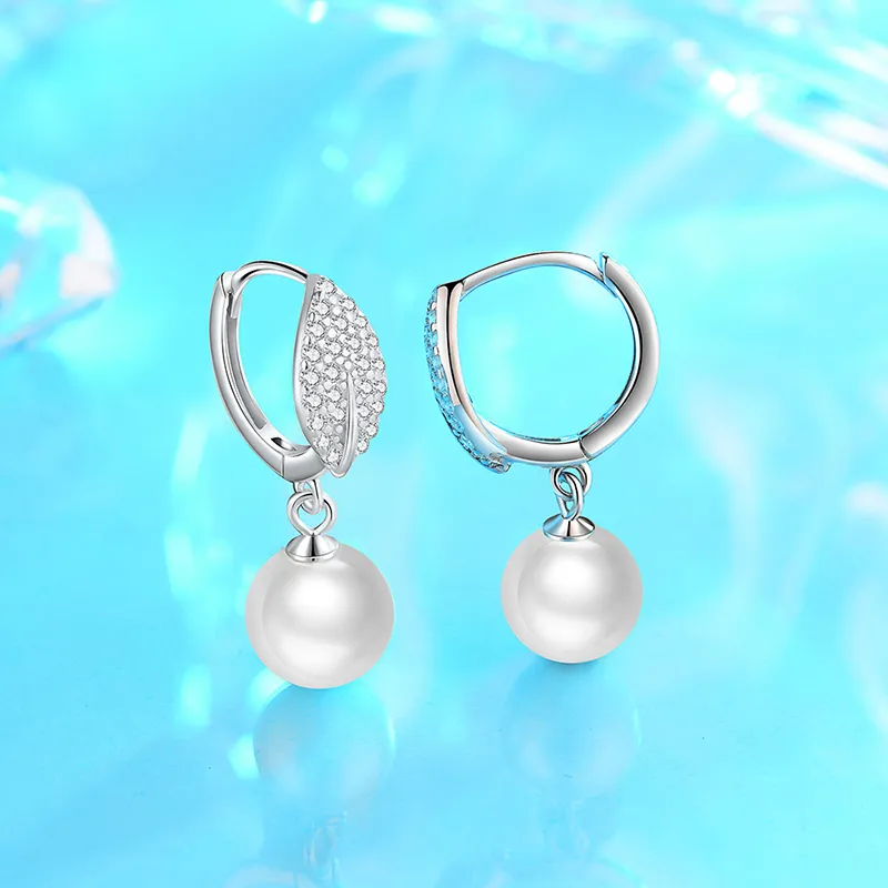 Andaozi Pearl Earrings Women's-3