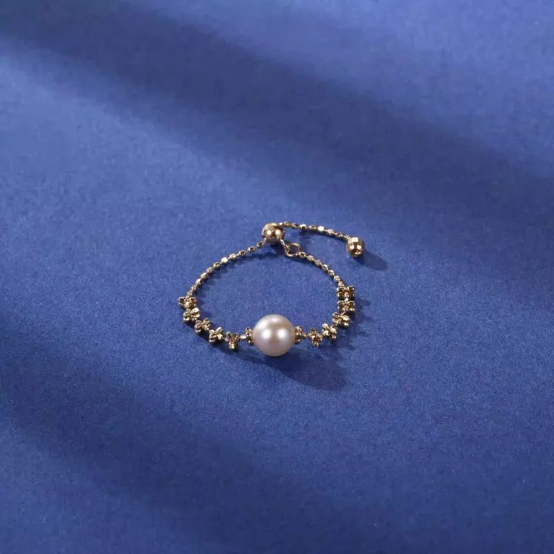 Andaozi Saltwater Pearl Rings Women's-2