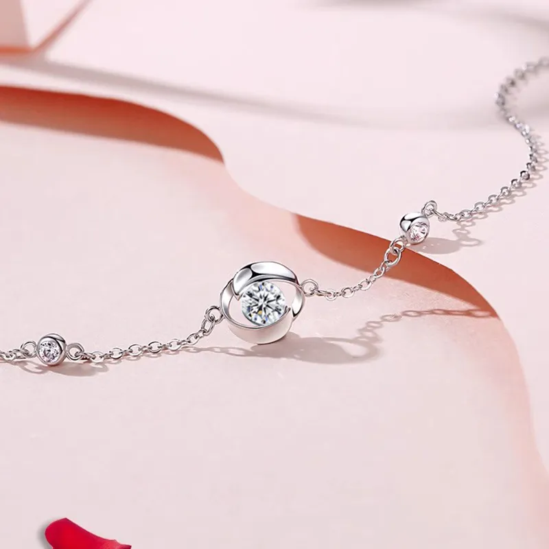 Andaozi S925 Silver Bracelets Unisex-7