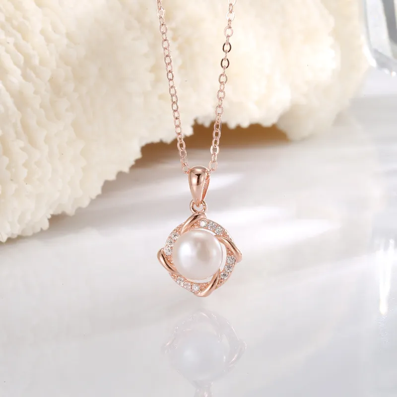 Andaozi Freshwater Pearl Necklaces Women's-3