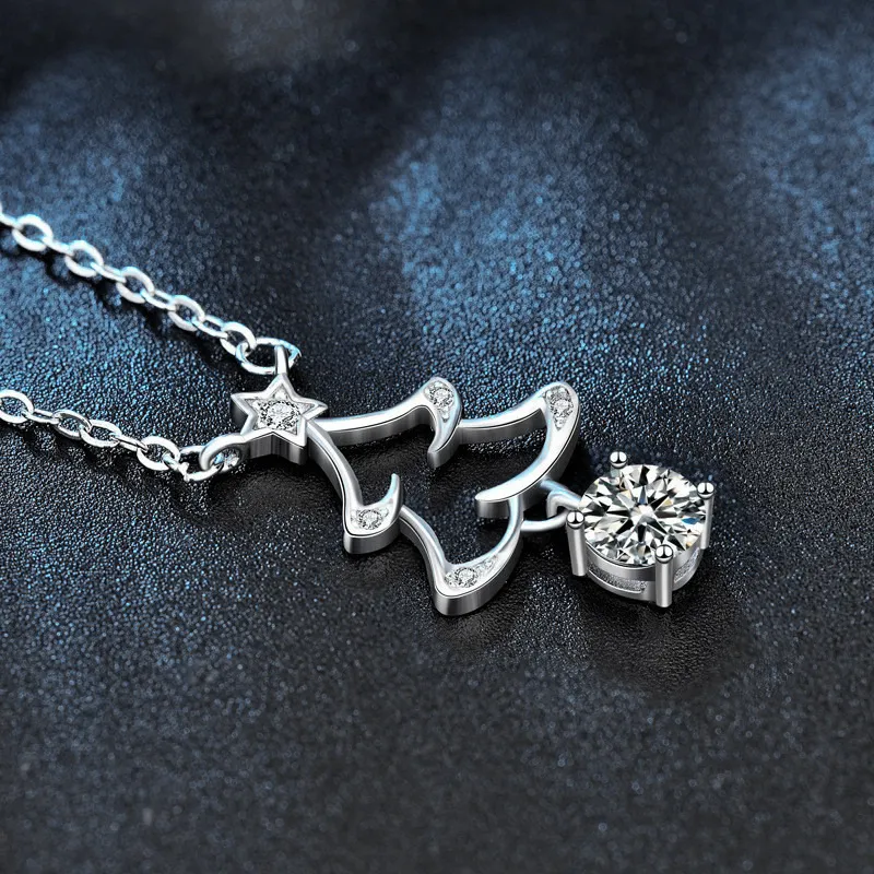 Andaozi S925 Silver Necklaces Women's-3
