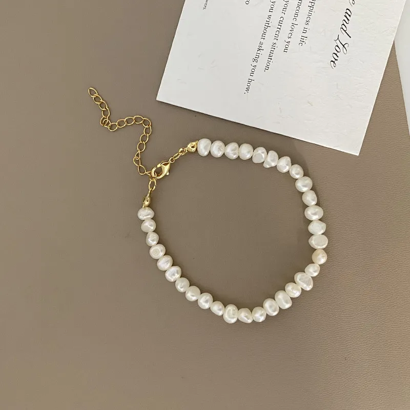 Andaozi Freshwater Pearl Bracelets Women's-5