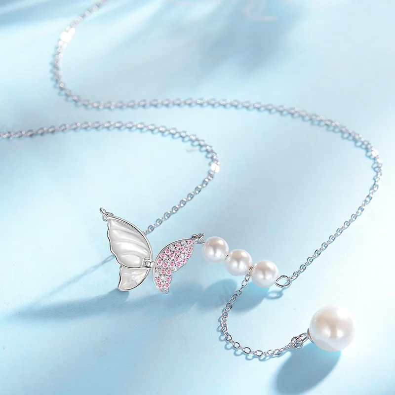 Andaozi Pearl Necklaces Women's-1