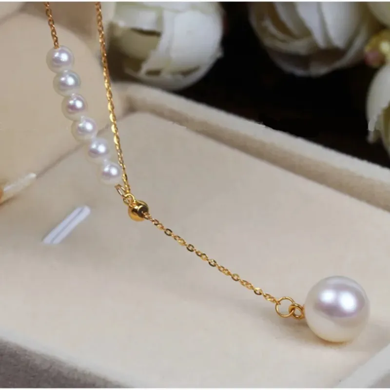 Andaozi Pearl Necklaces Women's-1