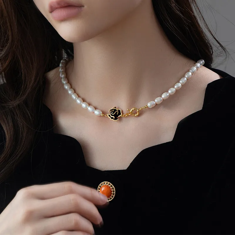 Andaozi Freshwater Pearl Necklaces Women's-2