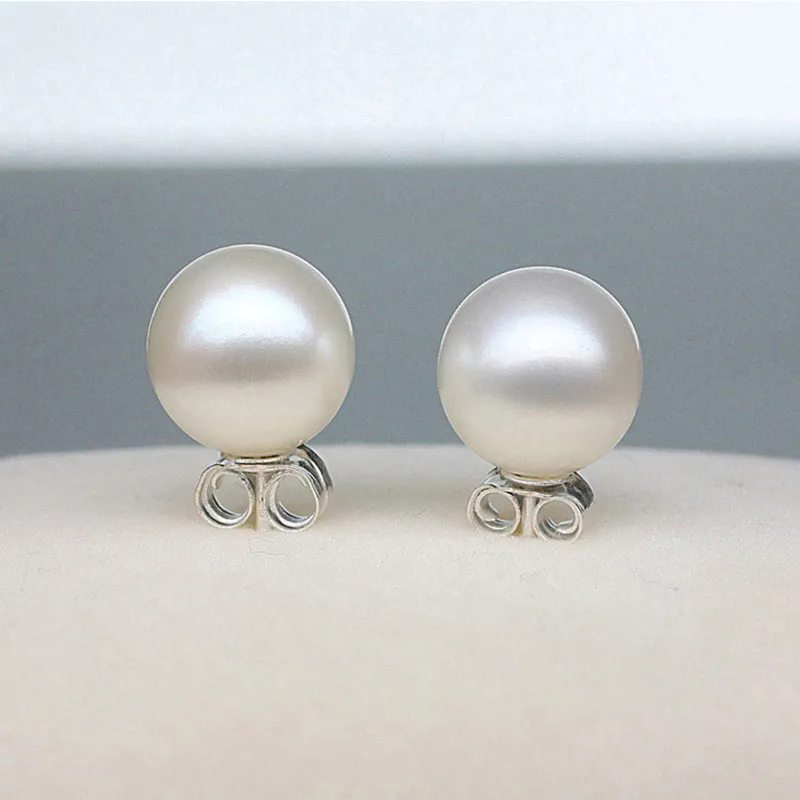 Andaozi Pearl Stud Earrings Women's-4