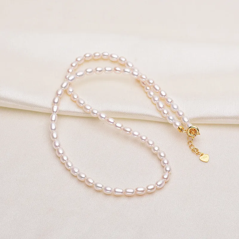Andaozi Pearl Necklaces Women's-4