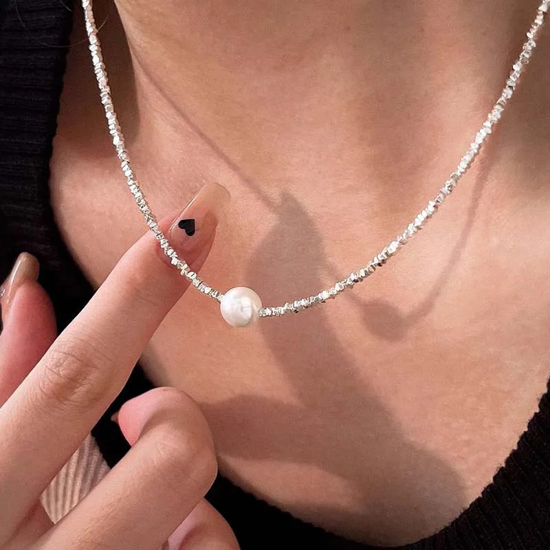 Andaozi Pearl Necklaces Women's-1