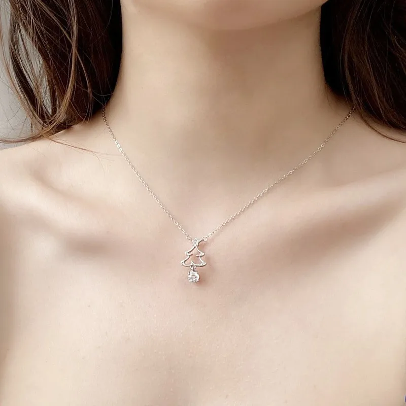 Andaozi S925 Silver Necklaces Women's-4