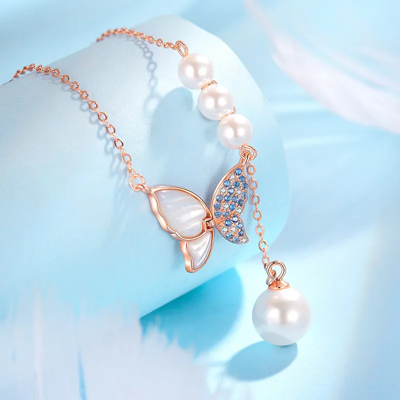 Andaozi Pearl Necklaces Women's-7