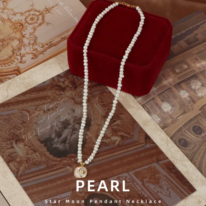 Andaozi Freshwater Pearl Necklaces Women's-1