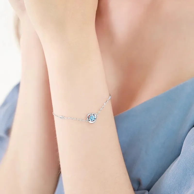 Andaozi S925 Silver Bracelets Unisex-4