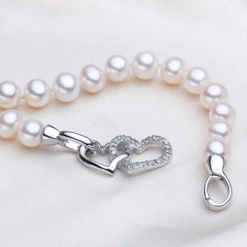 Andaozi Pearl Necklaces Women's-1