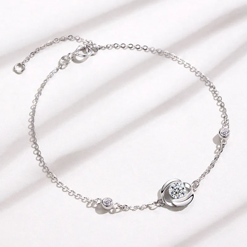 Andaozi S925 Silver Bracelets Unisex-6