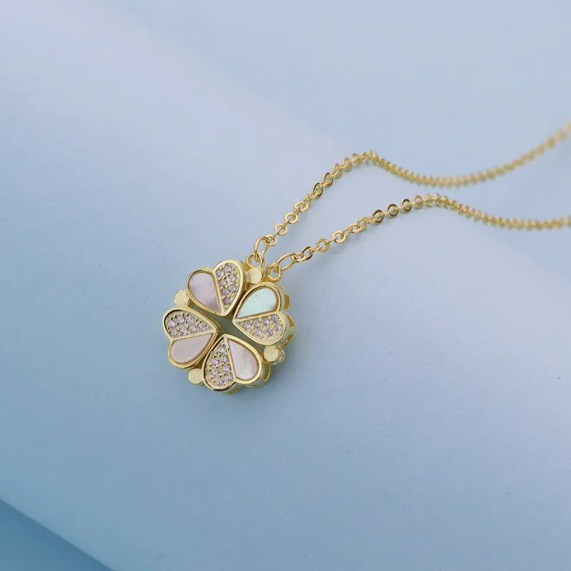Andaozi 925 Sterling Silver Necklaces Women's-2