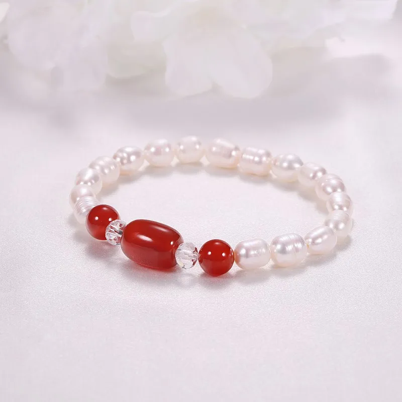 Andaozi Pearl Bracelets Women's-5