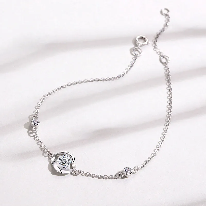 Andaozi S925 Silver Bracelets Unisex-8