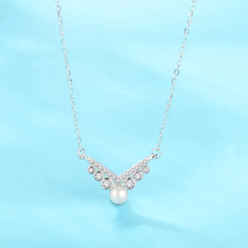 Andaozi Pearl Necklaces Women's-5
