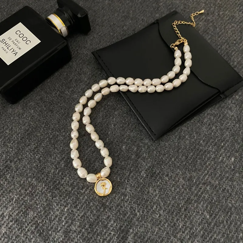 Andaozi Freshwater Pearl Necklaces Women's-5